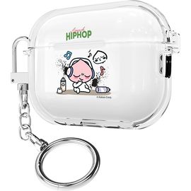[S2B] KAKAOFRIENDS Hip Hop Ryan AirPods Pro2 Clear Slim Case - Apple Bluetooth Earphones All-in-One Case - Made in Korea